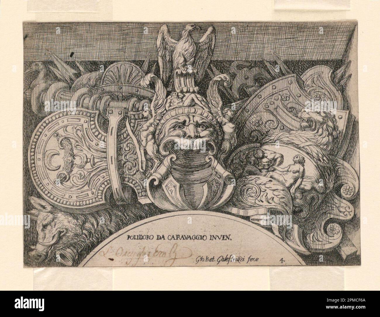 Print, Diverse Trophies; Giovanni Battista Galestruzzi (Italian, 1615