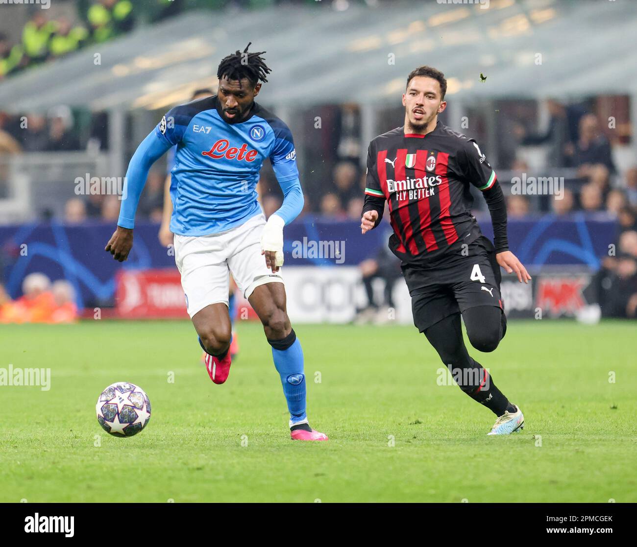 Milan, Italy. 12th Apr, 2023. Milan April 12 G. Meazza Stadium Uefa