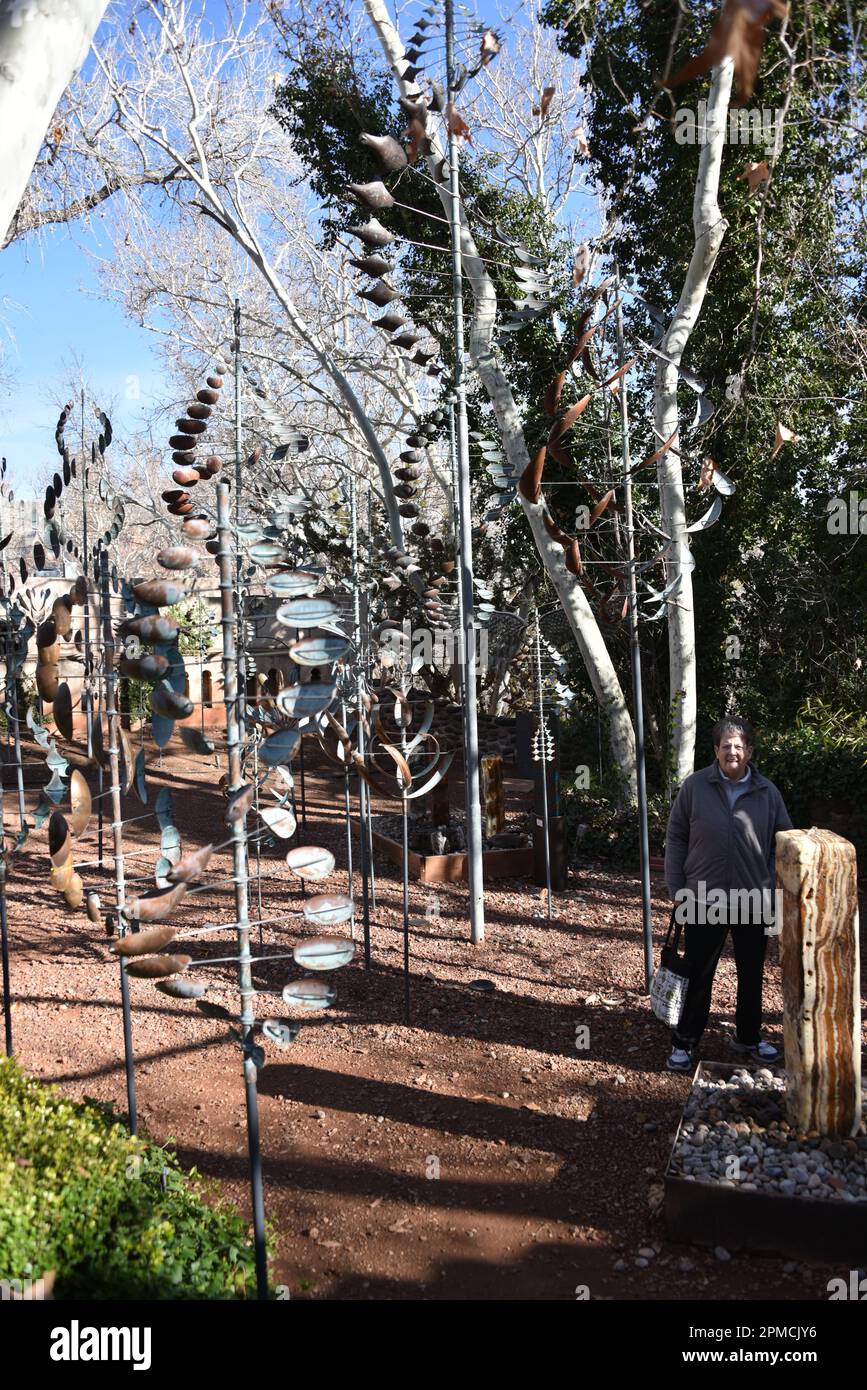 Sedona, Arizona. U.S.A. 1/13/2023. Tlaquepaque Arts & Shopping Village