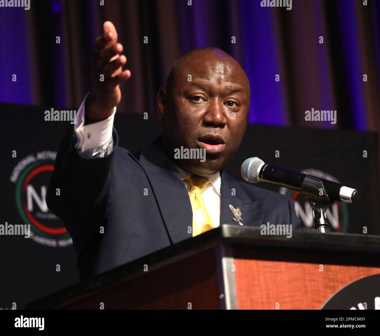 April 12, 2023, New York City, New York, USA Attorney BENJAMIN CRUMP
