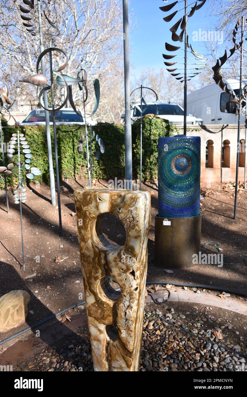 Sedona, Arizona. U.S.A. 1/13/2023. Tlaquepaque Arts & Shopping Village