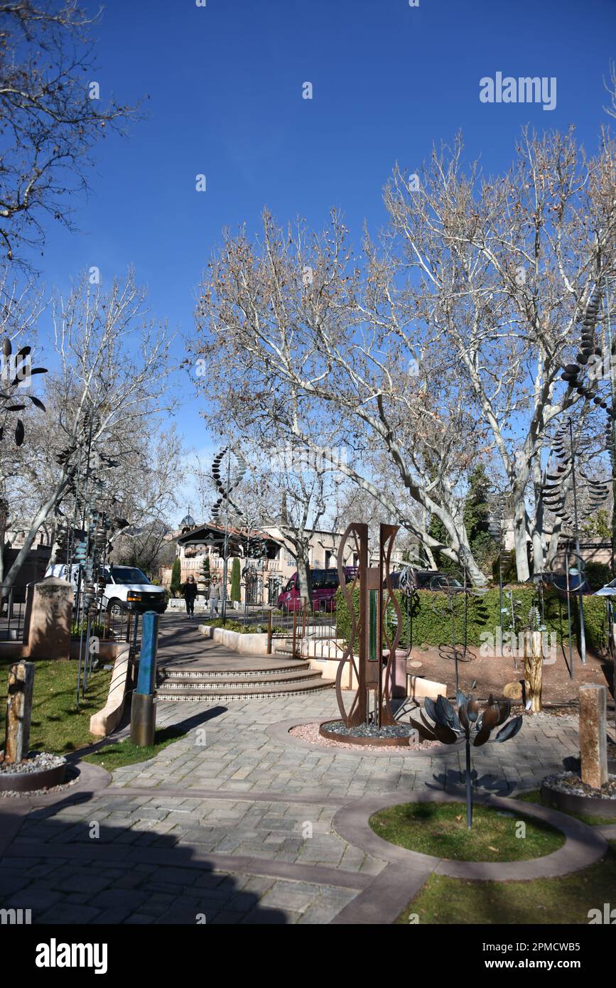 Sedona, Arizona. U.S.A. 1/13/2023. Tlaquepaque Arts & Shopping Village