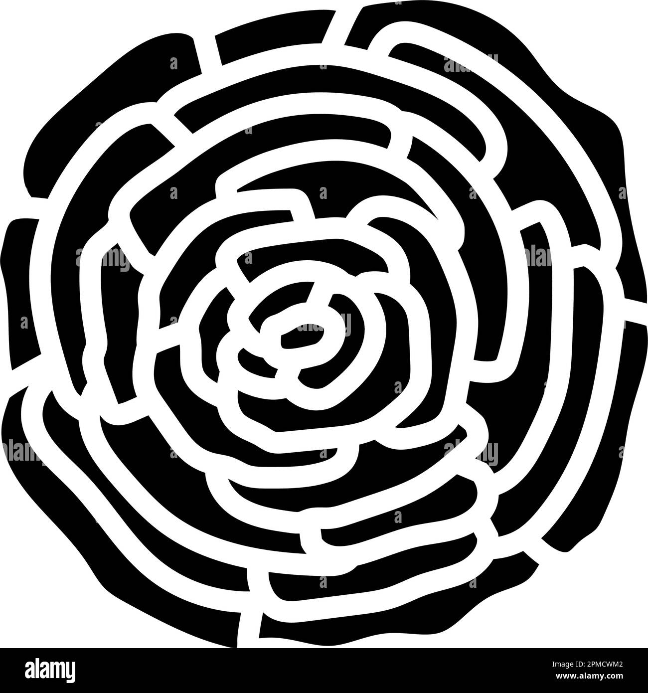 ranunculus flower spring glyph icon vector illustration Stock Vector ...