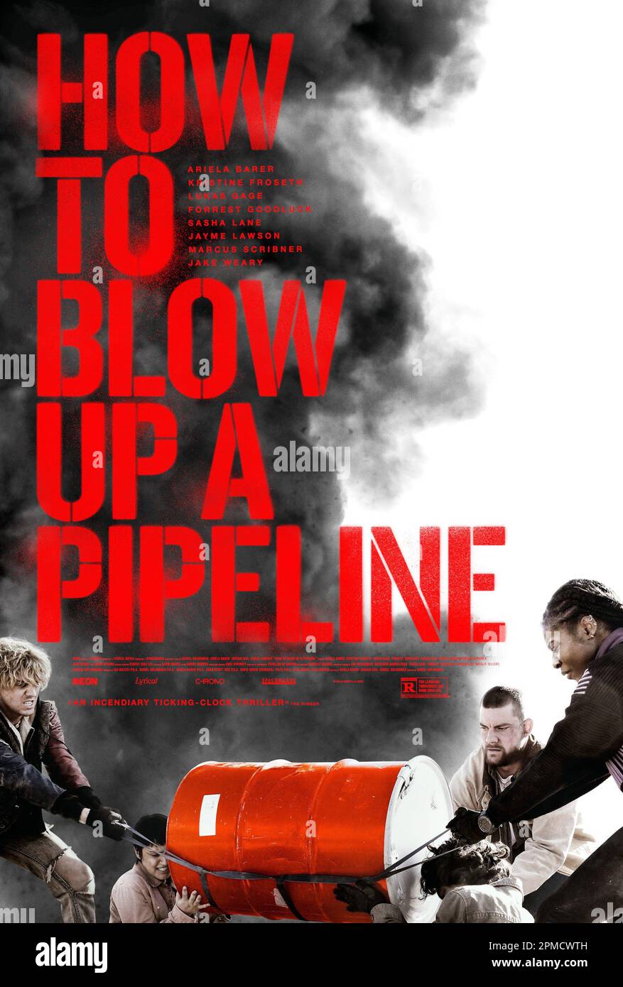 HOW TO BLOW UP A PIPELINE, US poster, from left Lukas Gage, Ariela