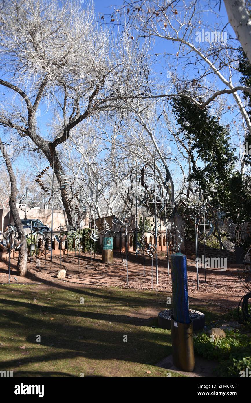 Sedona, Arizona. U.S.A. 1/13/2023. Tlaquepaque Arts & Shopping Village