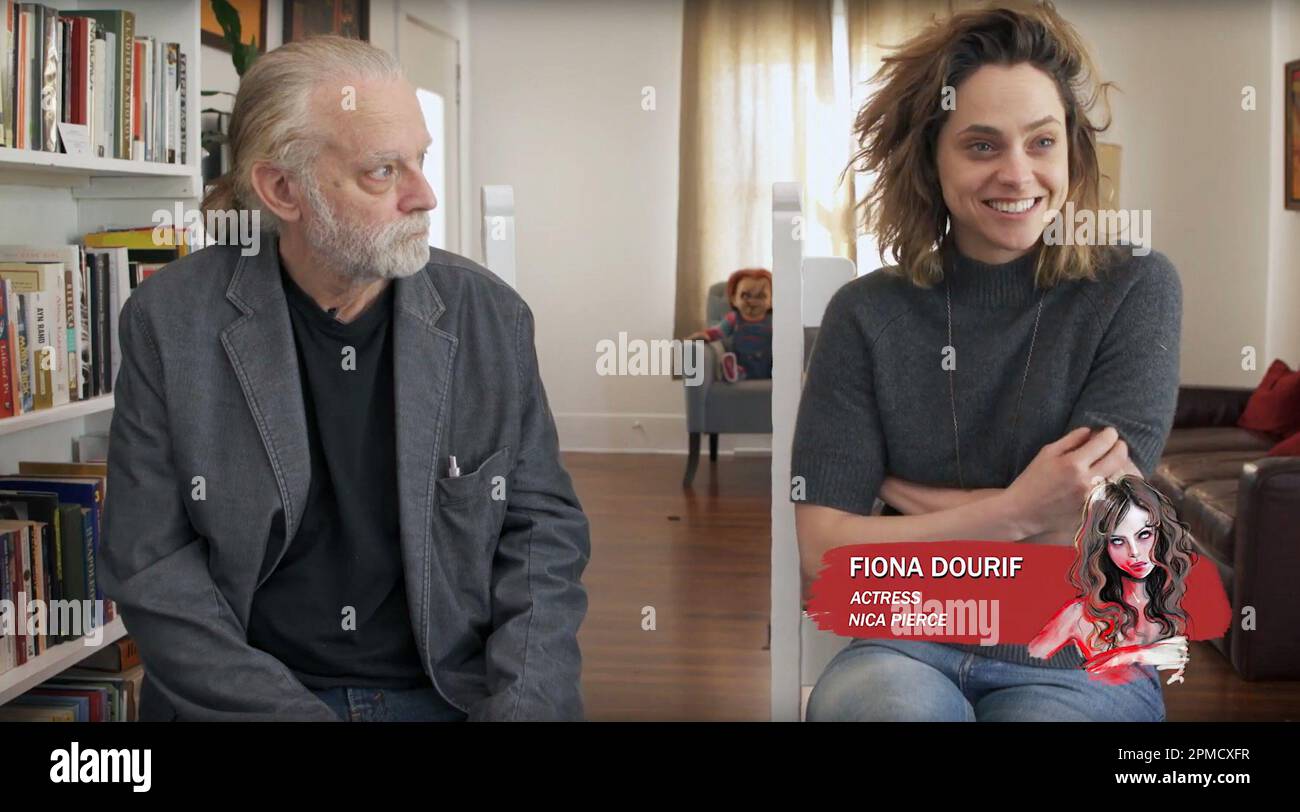 LIVING WITH CHUCKY, from left Brad Dourif, Fiona Dourif, 2022