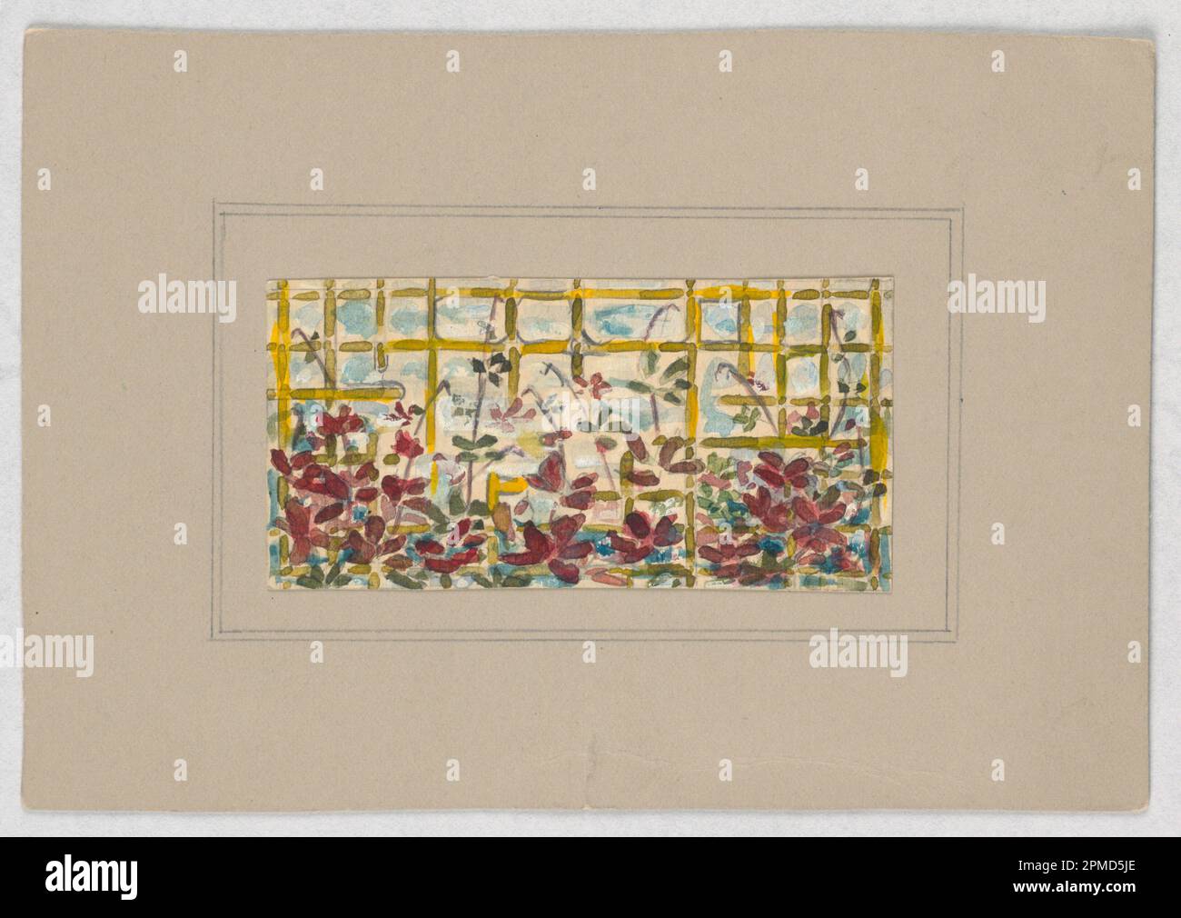 Drawing Design For Stained Glass Designed By Alice Cordelia Morse drawing-design-for-stained-glass-designed-by-alice-cordelia-morse