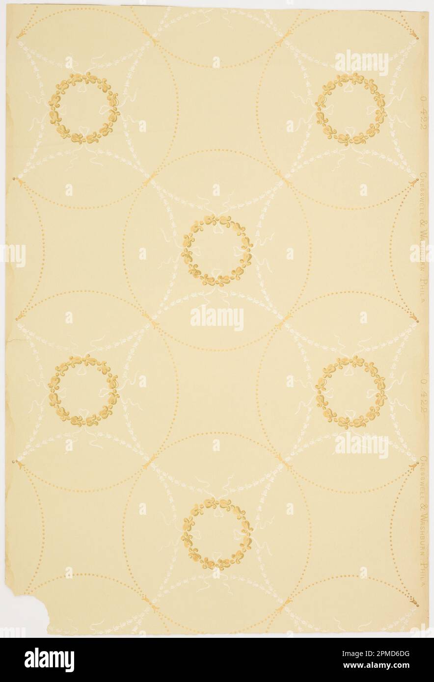 Ceiling Paper (USA); Manufactured by Cresswell & Washburn Ltd; machine