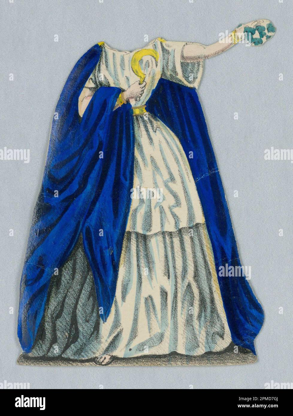 Print, Jenny Lind Paper Doll Costume, Norma from the opera "Norma