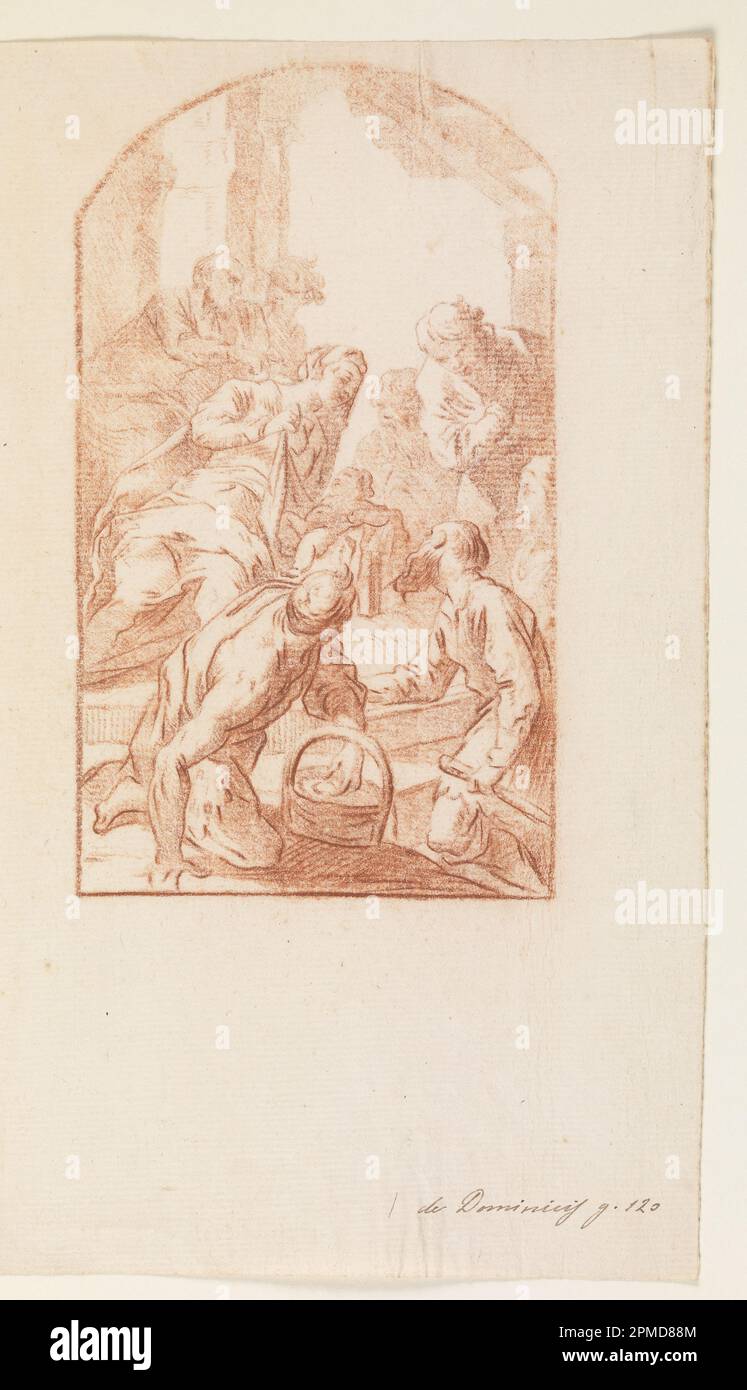 Drawing, Adoration of the Shepherds; Antonio de' Dominici (Italian, ca ...