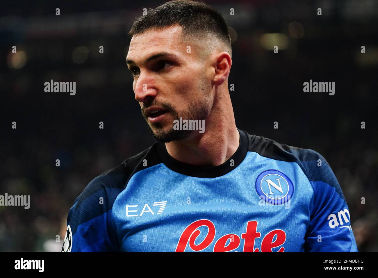 Politano Matteo Politano (SSC Napoli) during the UEFA Champions League, Quarter ...