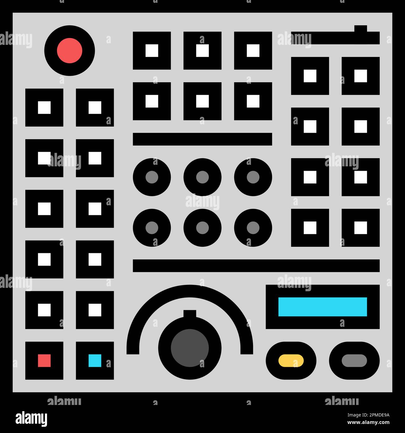 Drill control panel Stock Vector Images - Alamy
