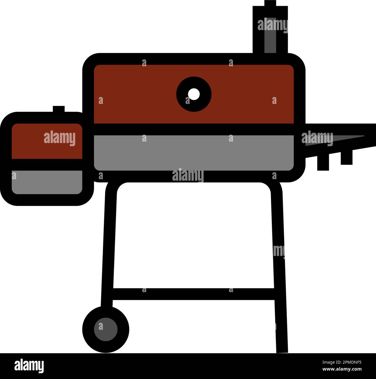 pellets smoker color icon vector illustration Stock Vector Image & Art ...
