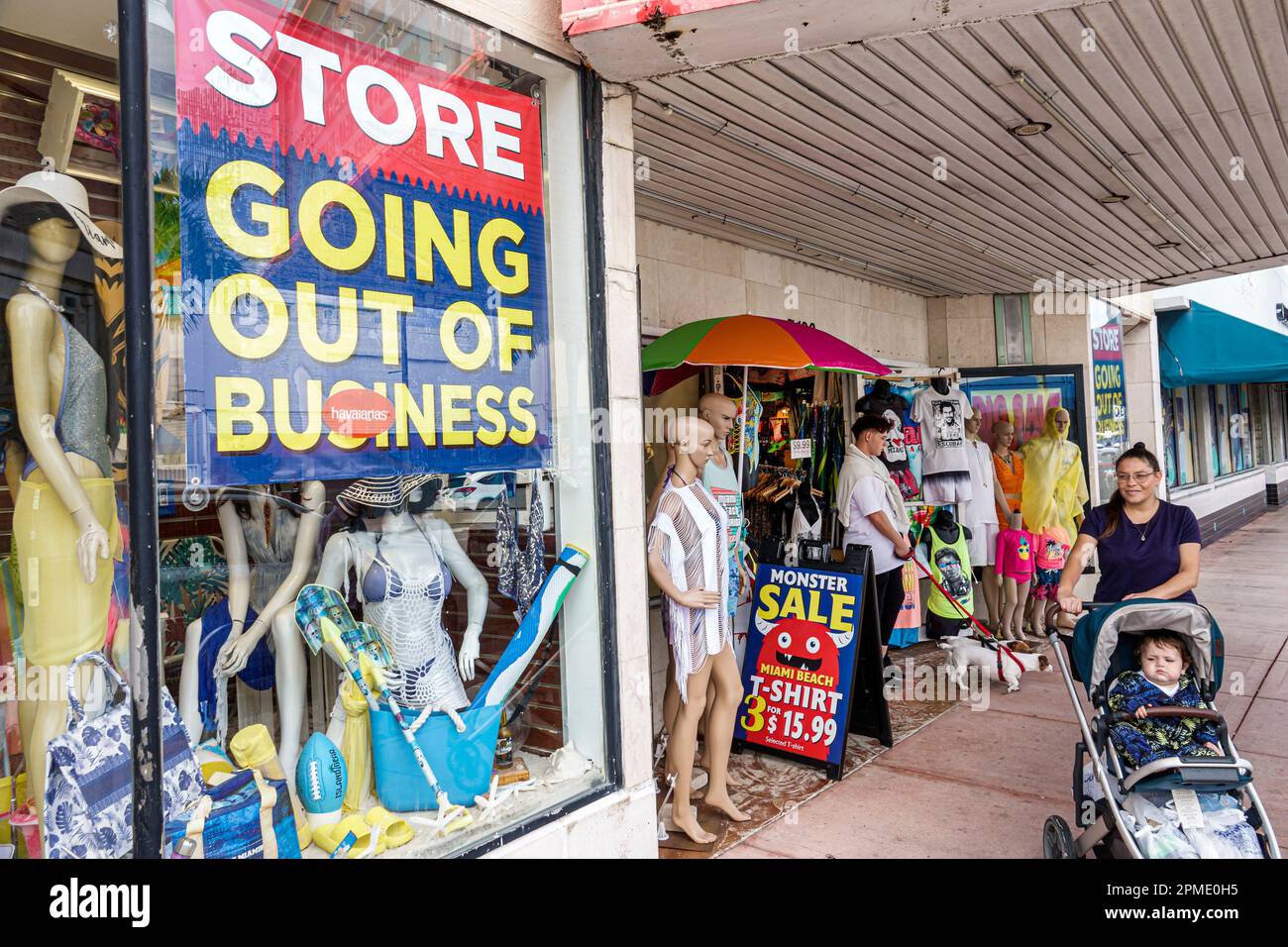 Miami Beach Florida,Collins Avenue North Beach,going out of business