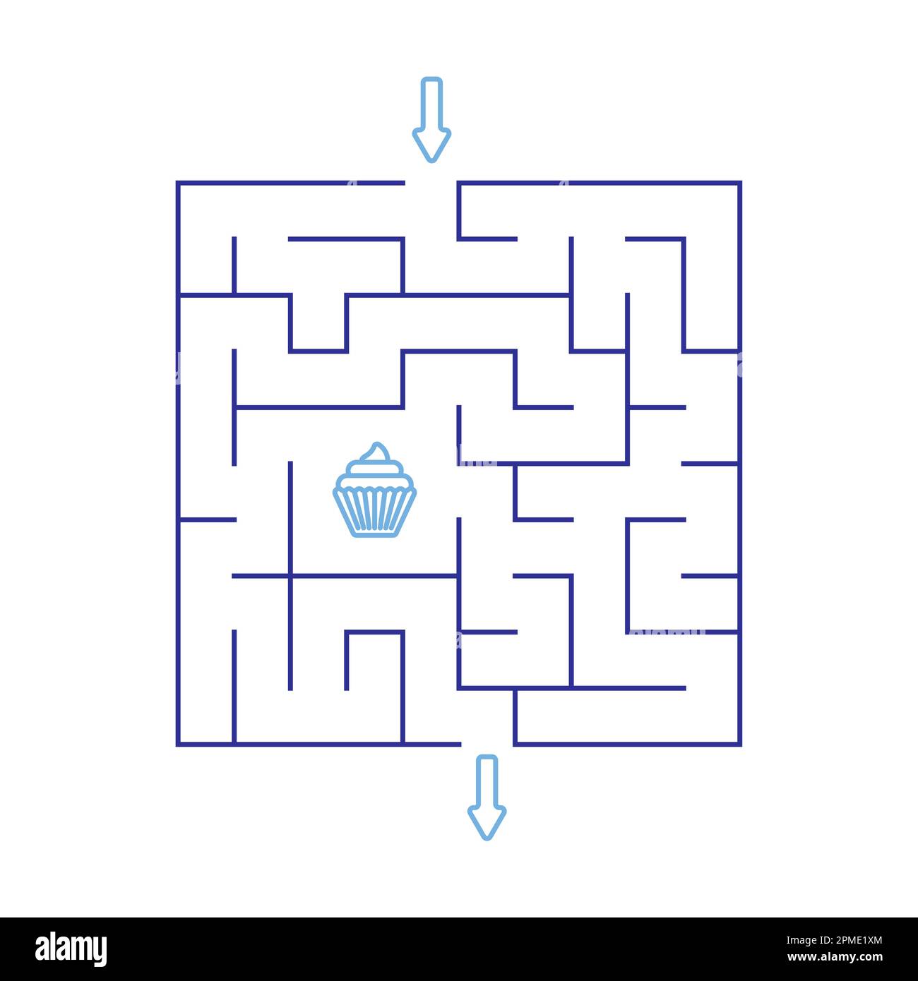 Children games. Square maze, labyrinth with different difficulty levels