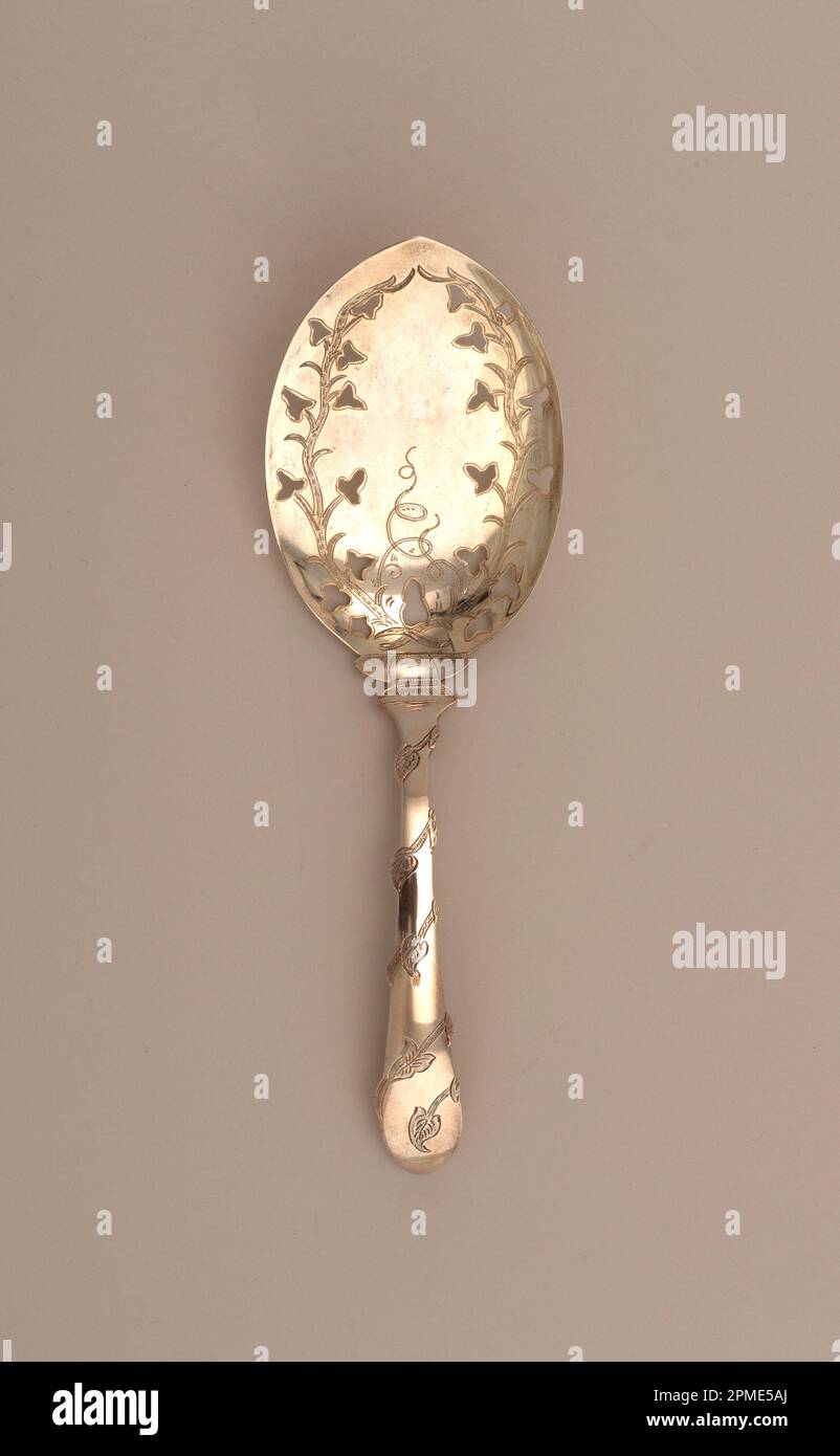 Spoon (Netherlands), 1877; Manufactured by J.M. van Kempen and Son, Voorschoten (Netherlands); silver; L x W x D: 18.4 x 5.8 x 4.2 cm (7 1/4 x 2 5/16 x 1 5/8 in.) Stock Photo