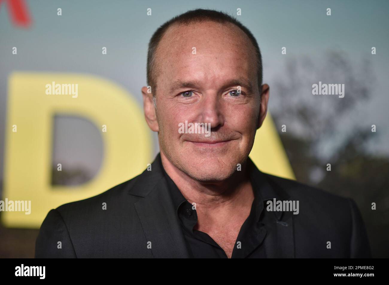 Clark Gregg arrives at the premiere of 