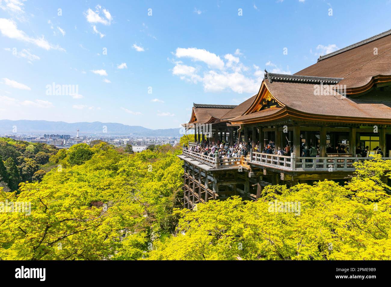 Kyoto Japan, Kiyomizu dera buddhist temple in eastern Kyoto, UNESCO