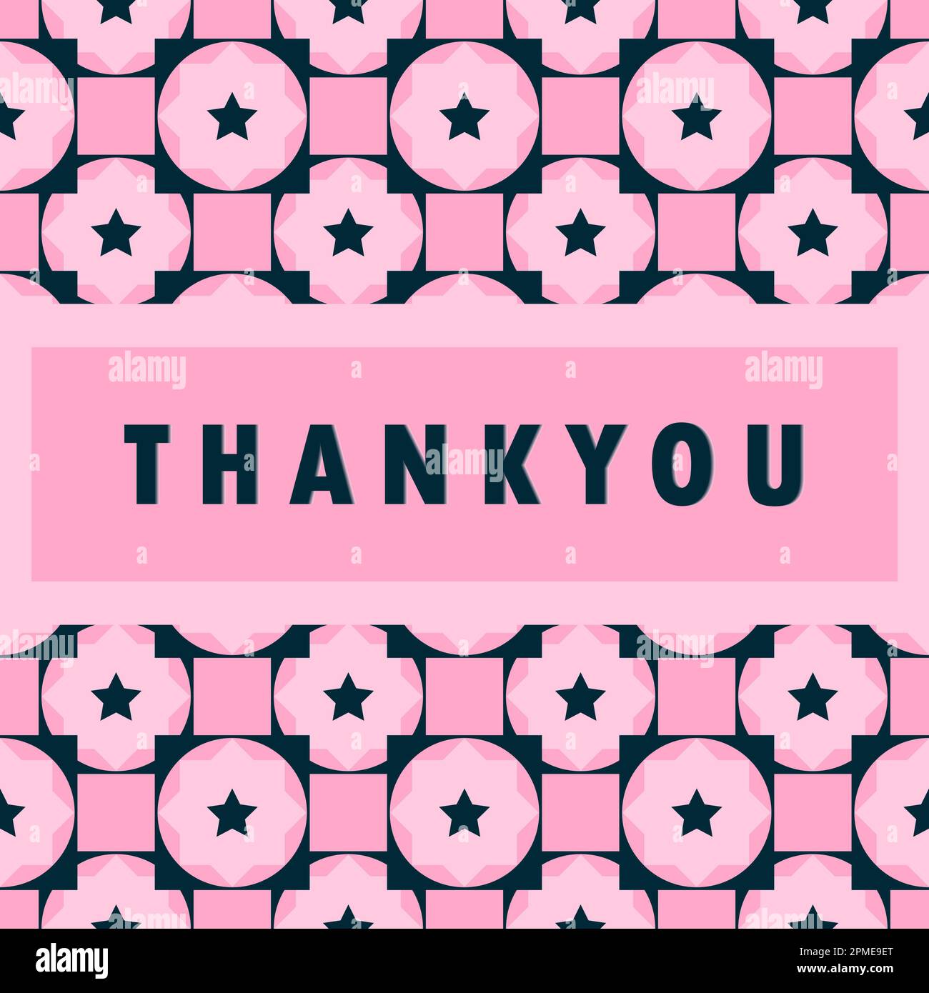 Thanks giving thank you card template, thankyou letter greeting card Stock Photo Alamy