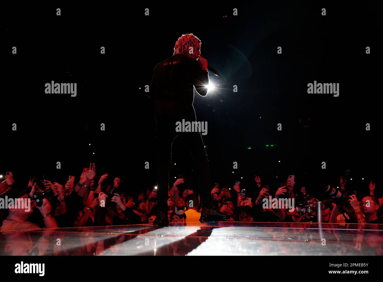 Atlanta Rapper SoFaygo perform on stage at Scotiabank Arena in Toronto ...