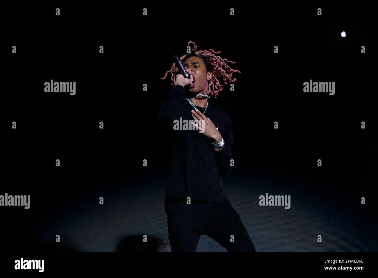 Atlanta Rapper SoFaygo perform on stage at Scotiabank Arena in Toronto ...