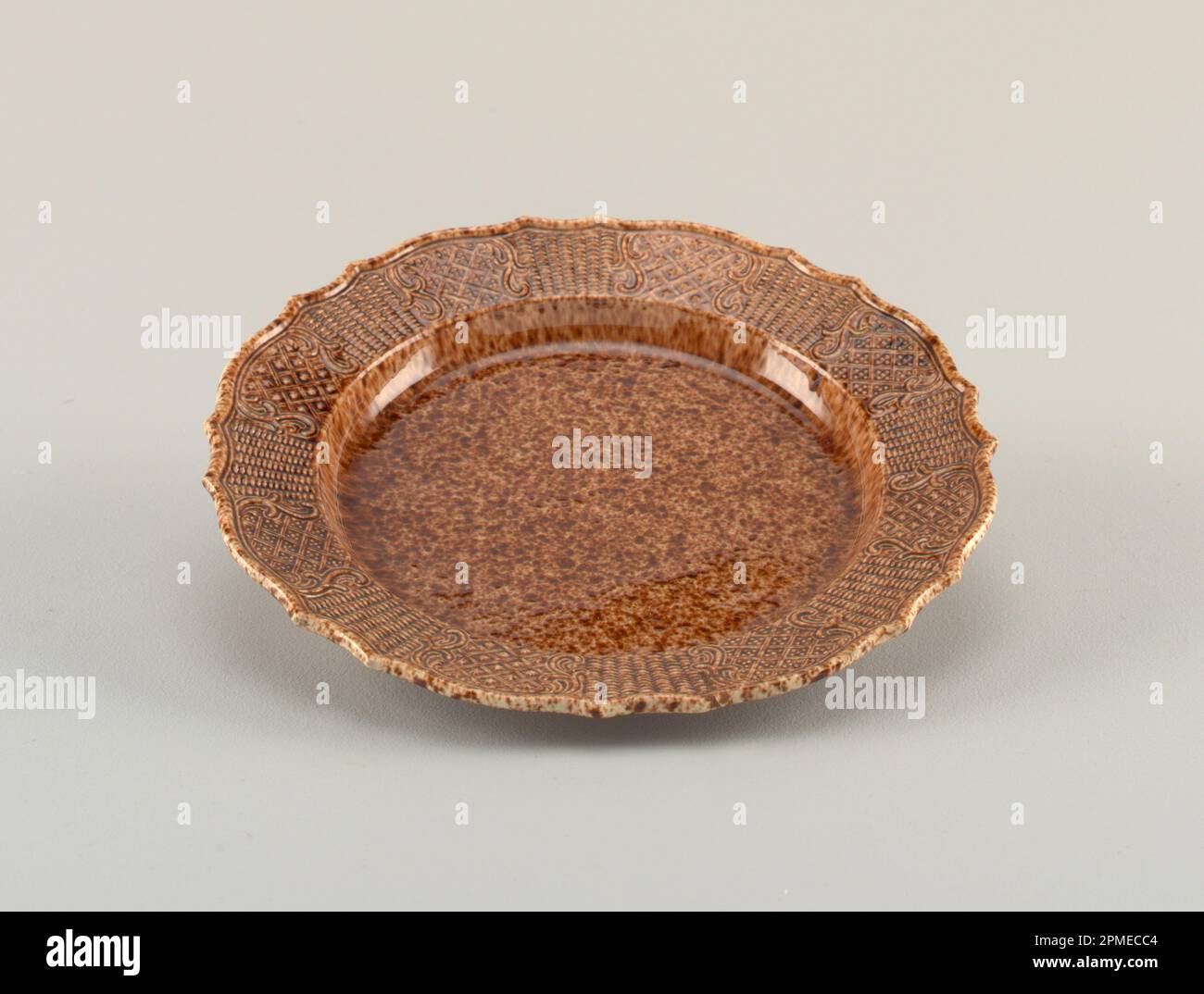 Plate; Manufactured by Thomas Wieldon Factory; leadglazed earthenware