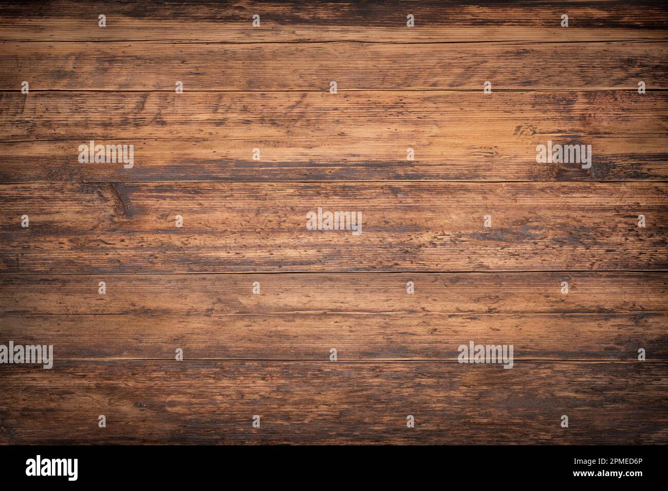 brown wood texture, old planks table background Stock Photo