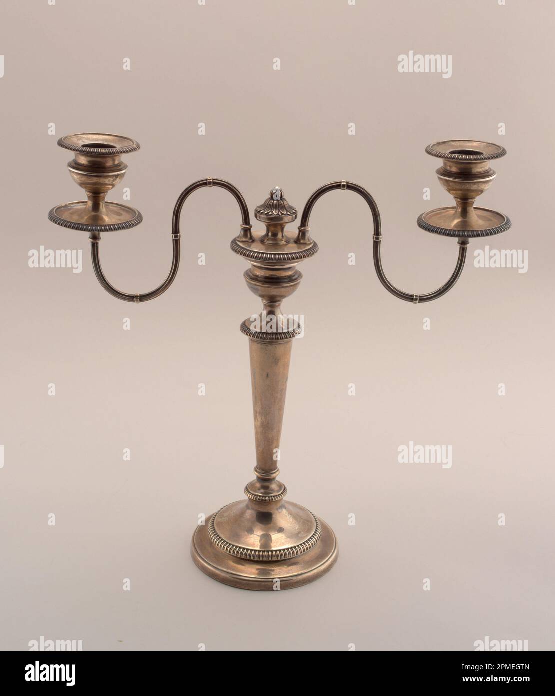 Twolight Candelabrum; Manufactured by Eadon & Company; silver