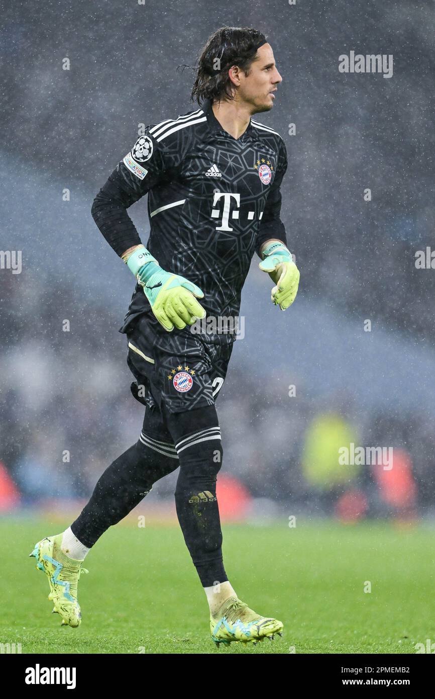 England Manchester 11 April 2023 Yann Sommer of Bayern Munich