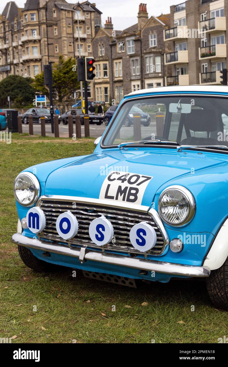 April 2023 - Classic blue modified Mini at the Pageant of Motoring on ...