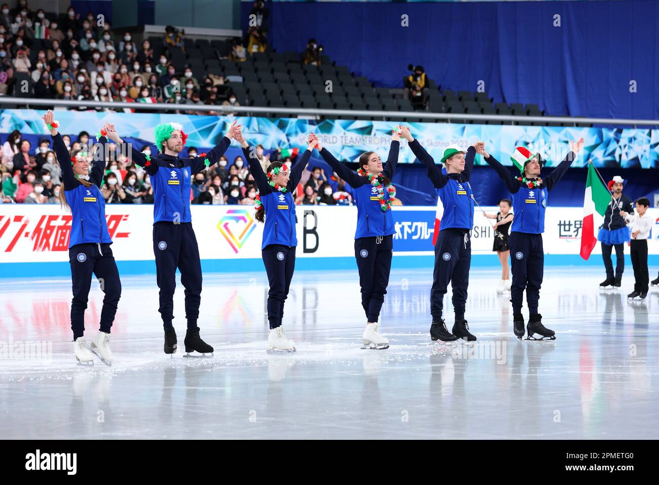 Tokyo, Japan. 13th Apr, 2023. Italy team group (ITA) Figure Skating