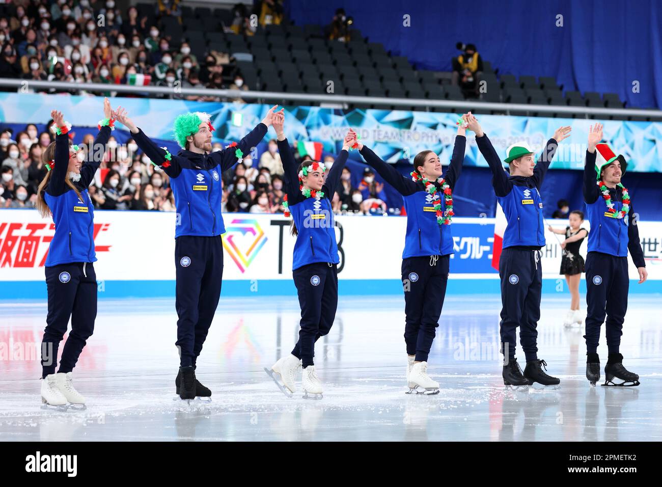 Tokyo, Japan. 13th Apr, 2023. Italy team group (ITA) Figure Skating