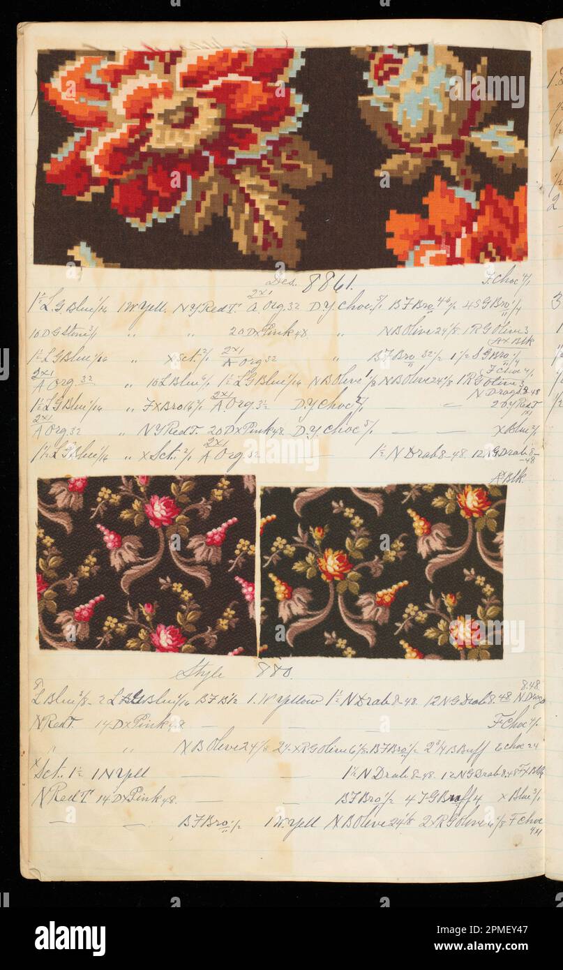 Printer's Sample Book (USA); Manufactured by Cocheco Print Works