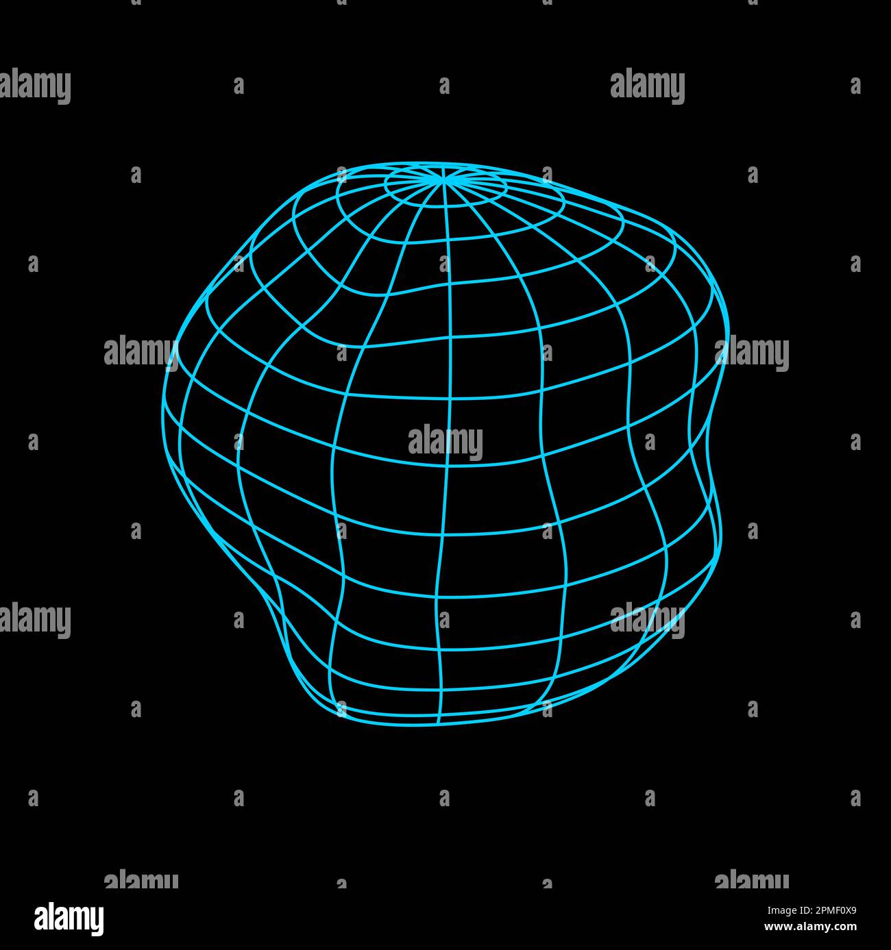 3d polygon mesh sphere Stock Vector Images - Alamy