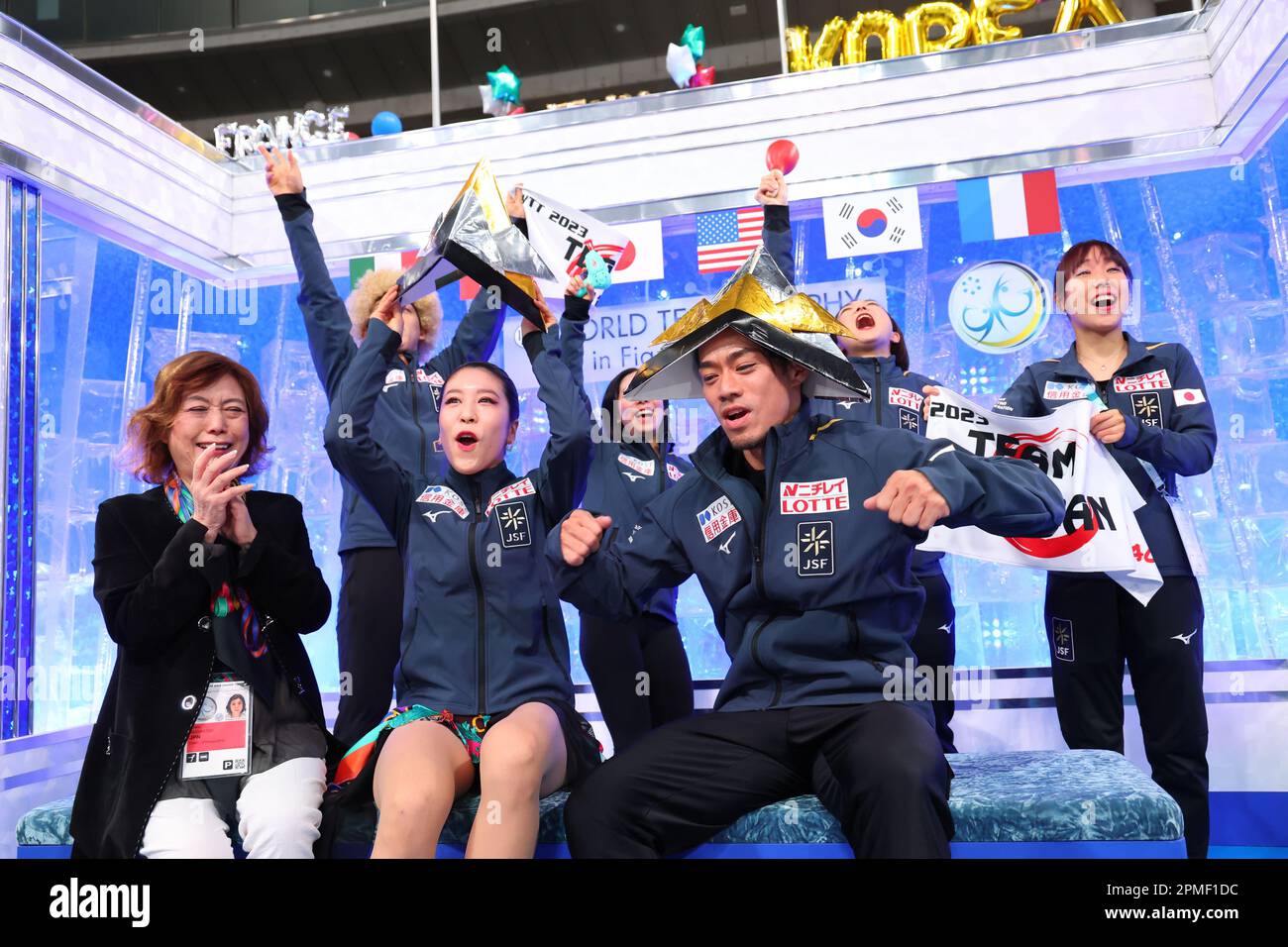 Tokyo, Japan. 13th Apr, 2023. Kana Muramoto & Daisuke Takahashi (JPN