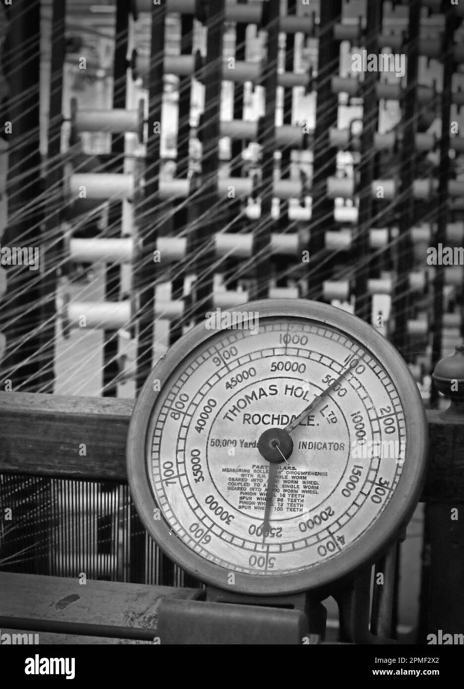 Cotton Counting gauge Thomas Holt Ltd Rochdale, Lancashire, England