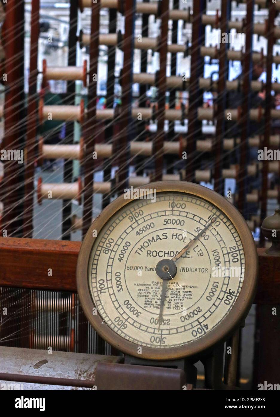 Cotton Counting gauge Thomas Holt Ltd Rochdale, Lancashire, England
