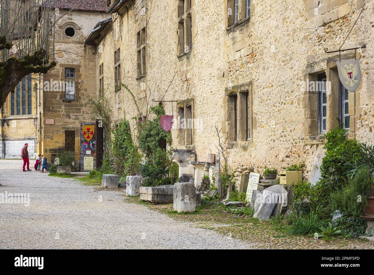 France, Isere, Saint Antoine l'Abbaye, labelled Les Plus Beaux Villages