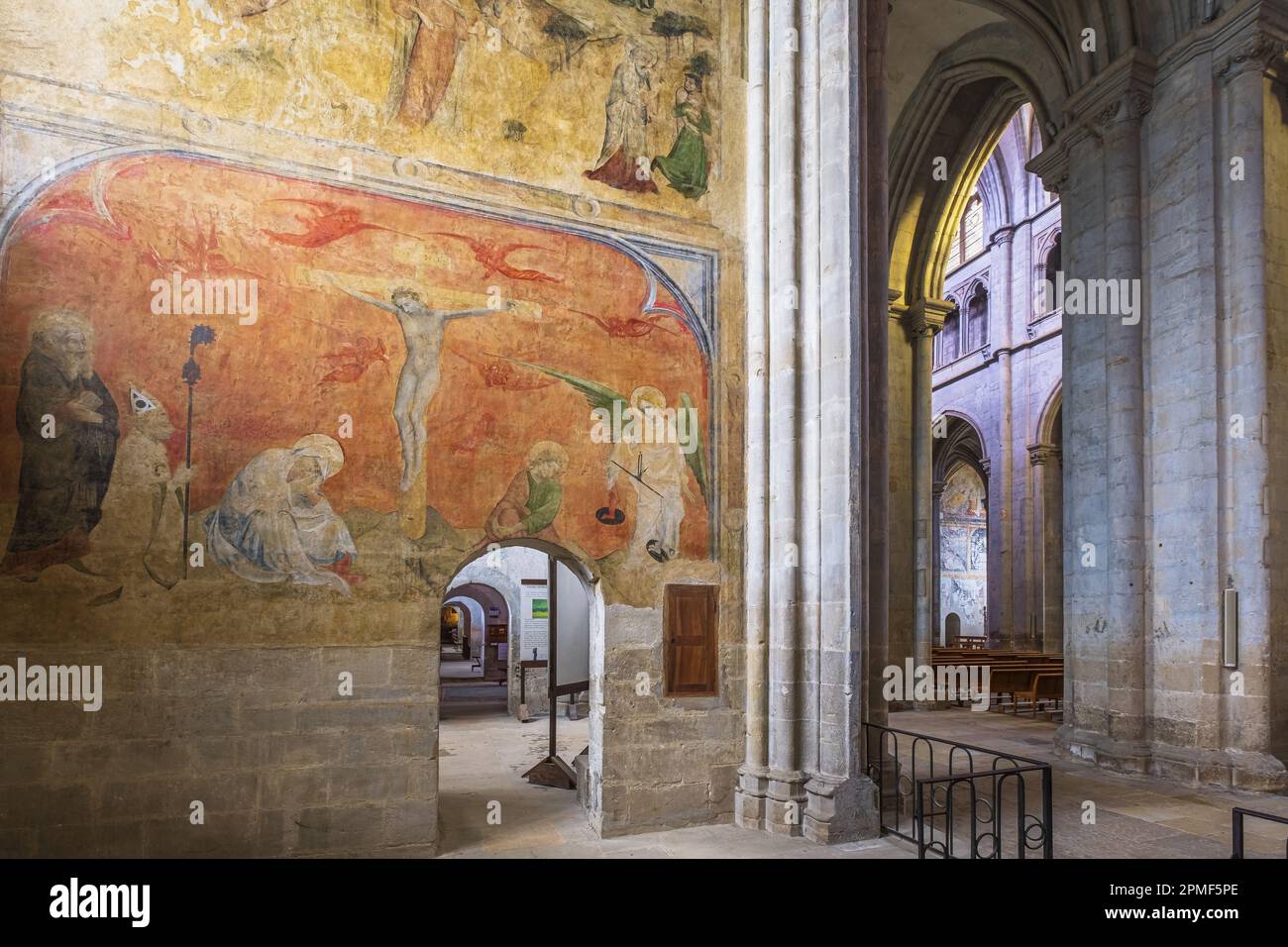 France, Isere, Saint Antoine l'Abbaye, labelled Les Plus Beaux Villages