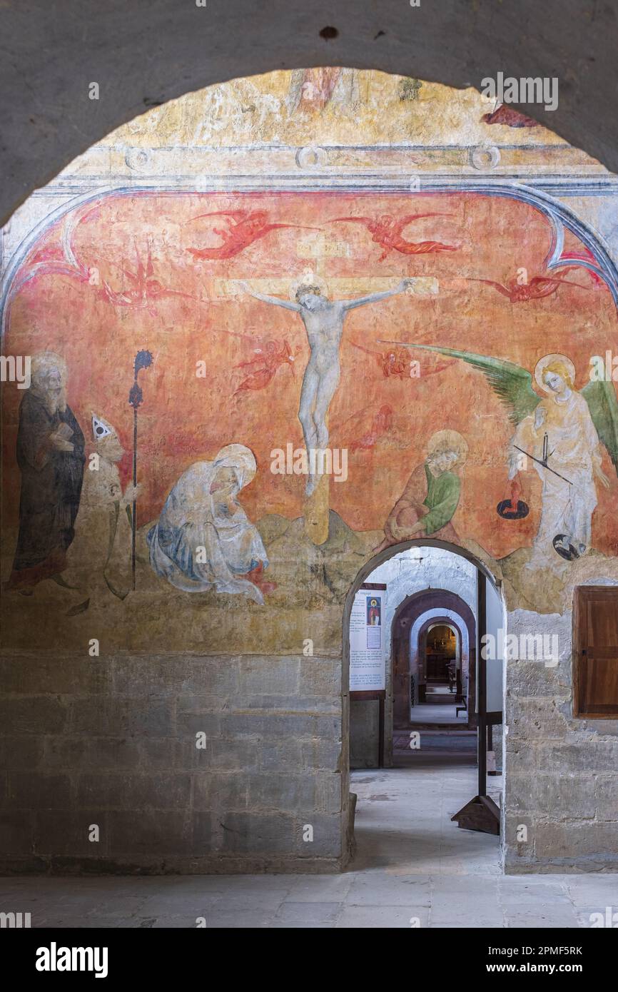 France, Isere, Saint Antoine l'Abbaye, labelled Les Plus Beaux Villages