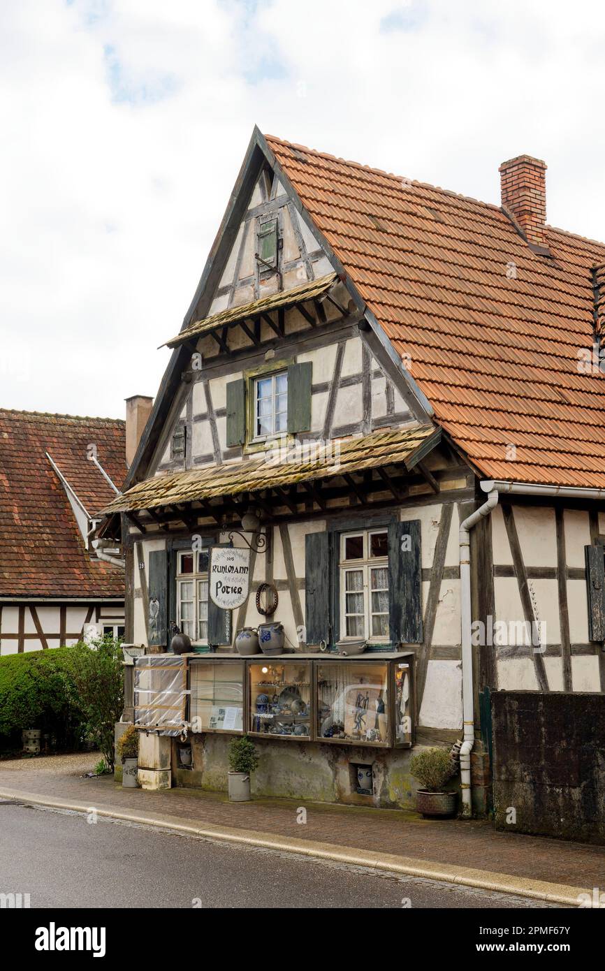 France, Bas Rhin, Betschdorf, potters village, family Wingerter