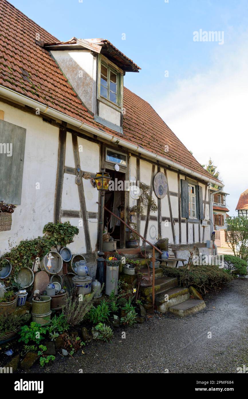 France, Bas Rhin, Betschdorf, potters village, family Wingerter