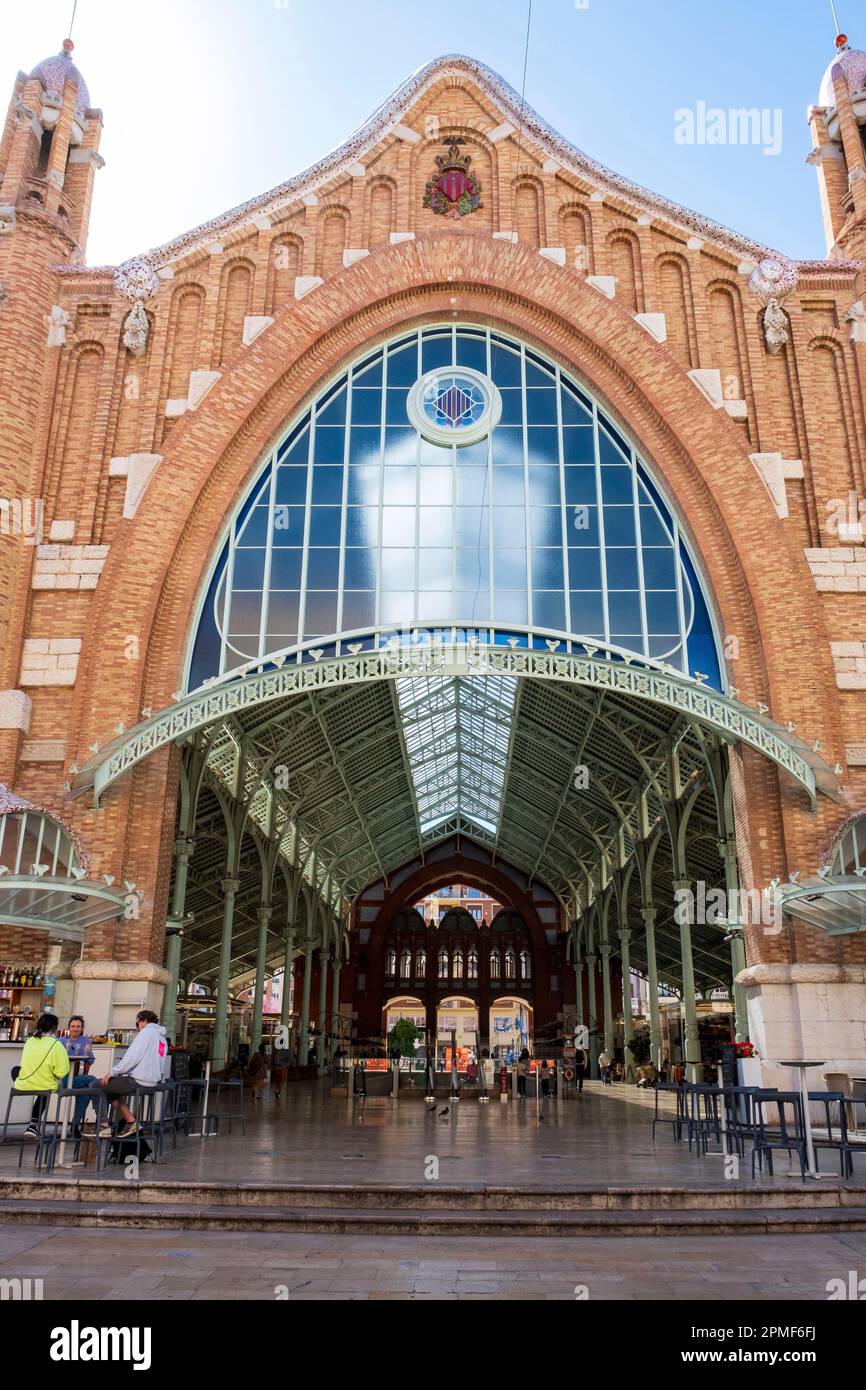 Spain, Valencia, Mercado de Colón (Colòn Market) designed by architect