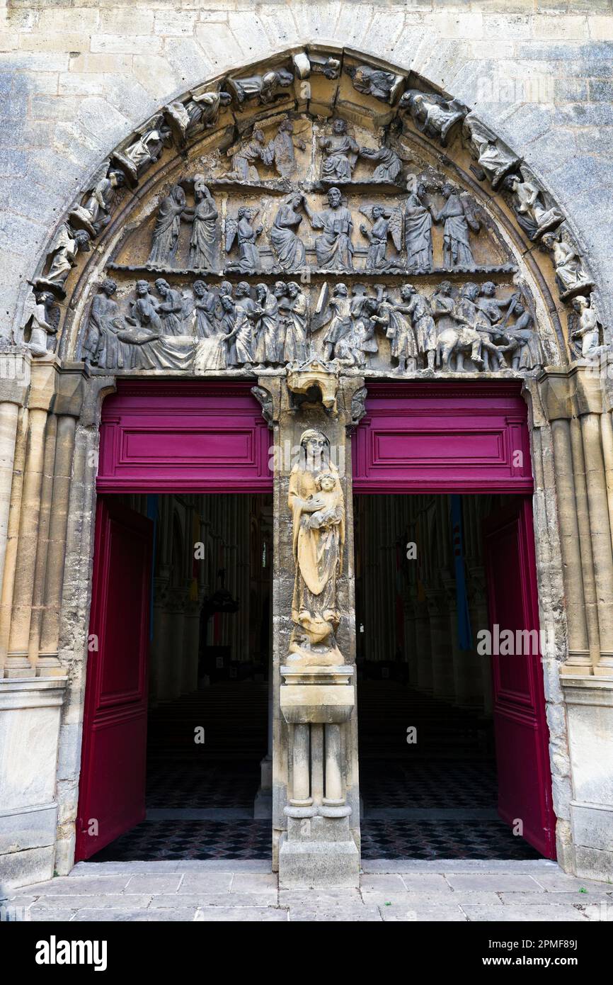 France, Ardennes, Mouzon, NotreDame de Mouzon abbey church, built in