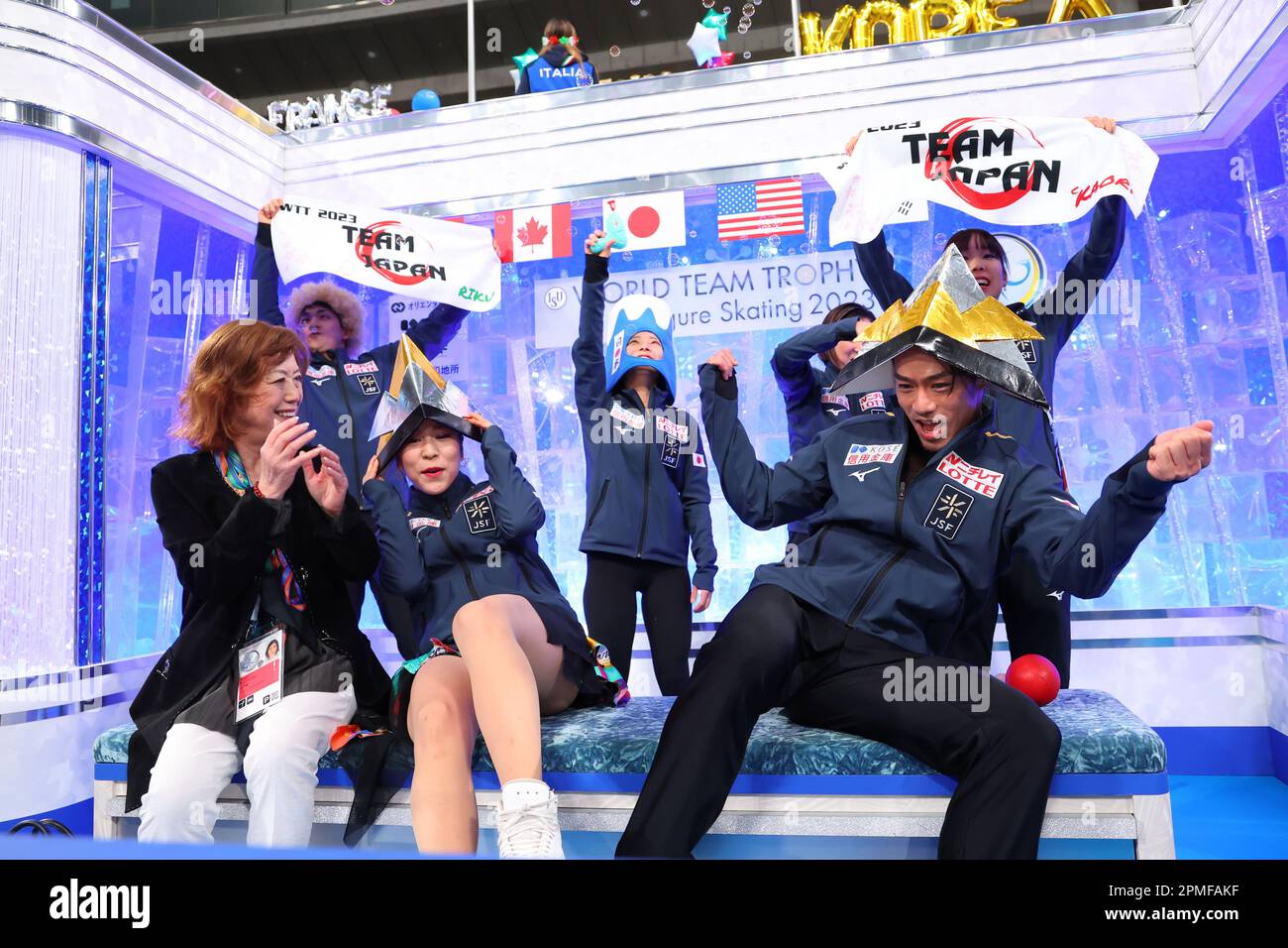 Tokyo, Japan. 13th Apr, 2023. Kana Muramoto & Daisuke Takahashi (JPN