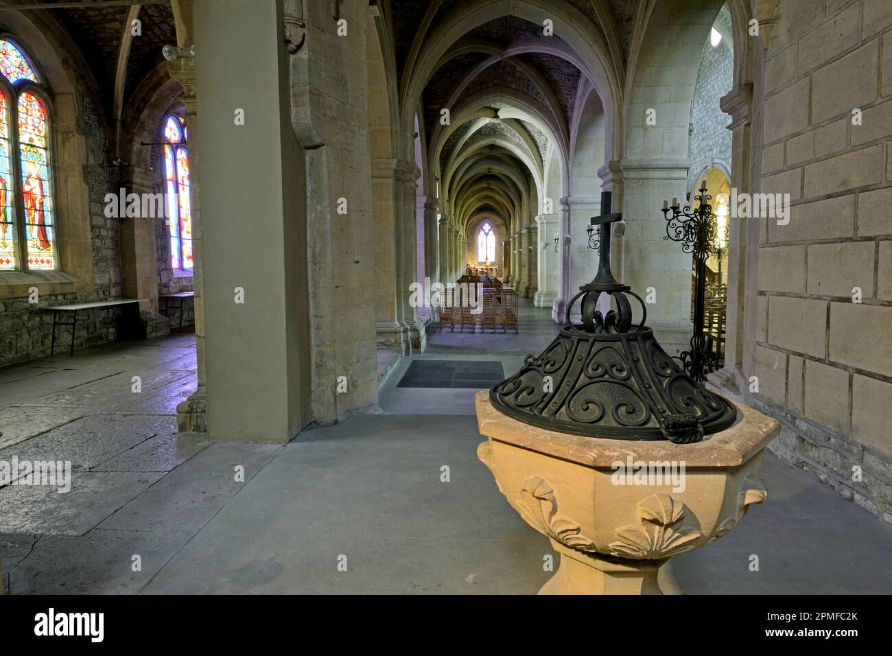 France, Doubs, Morteau, Notre Dame de l Assomption church dated 15th
