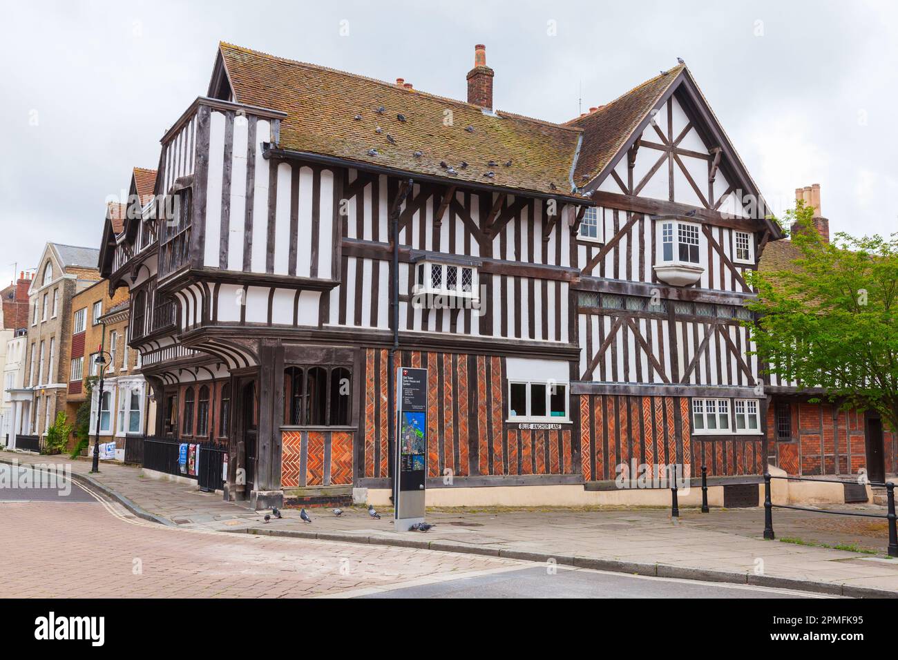 Southampton, UK - April 24, 04, 2019: Tudor House and Garden exterior Stock Photo