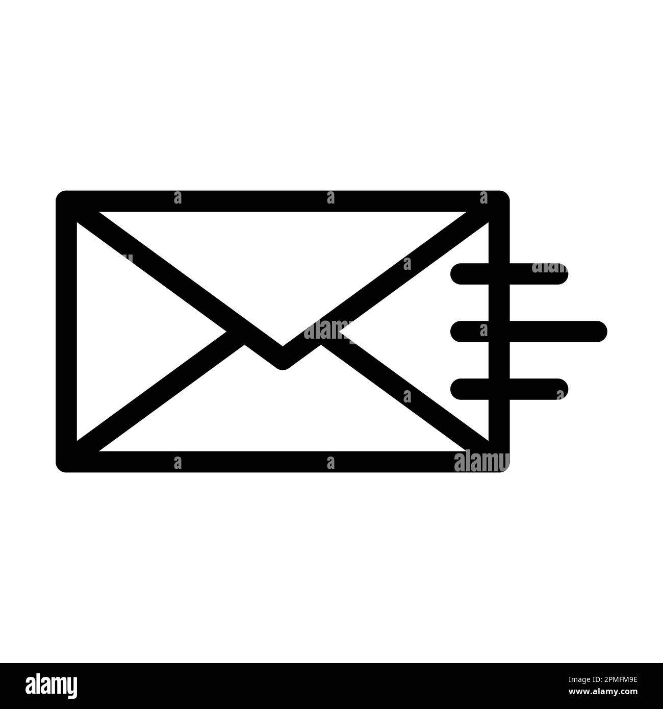 Send Vector Thick Line Icon For Personal And Commercial Use Stock Photo ...