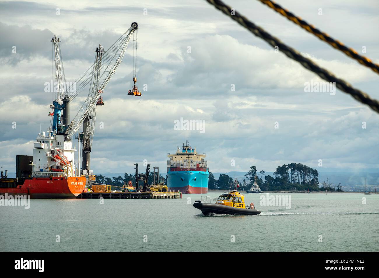 Picture by Tim Cuff 13 April 2023 Activity around Port Nelson, as
