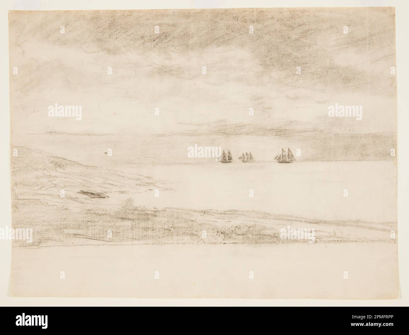 Drawing, Seascape, Prout's Neck; Winslow Homer (American, 1836–1910 ...